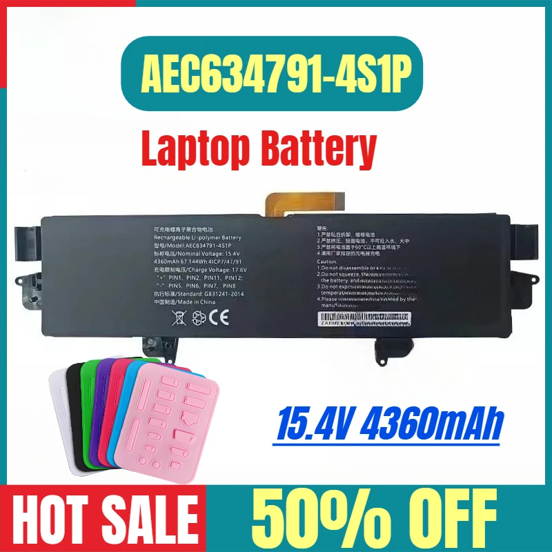 

15.4V 4360mAh New AEC634791-4S1P for GPD WIN MAX 2 G1619-03 Laptop Battery