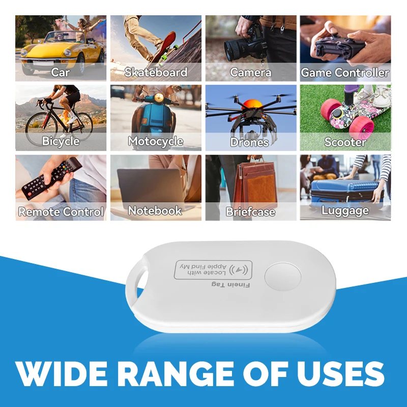 GPS Tag For Children/Elder Smart AirTag Mini Pet Tracker Bluetooth Smart Tag Car Lost Tracker For Apple IOS System Find My