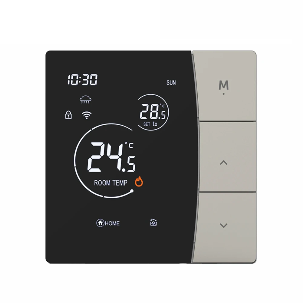 316A Smart Thermostat for Tuya WiFi Control with Voice Assistant Support for Electric Floor Heating and Water Gas Boiler Systems