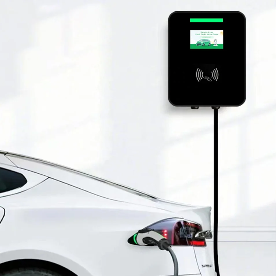 

Commercial Ocpp Mennekes 32A 3 Phase 7kw 22kw Wallbox Fast Electric Charging EV Charger