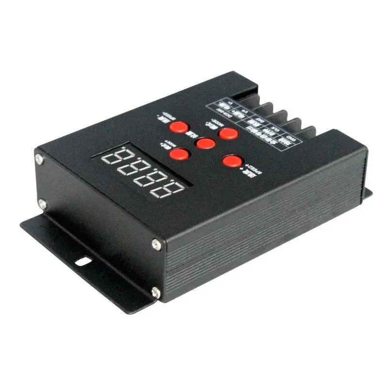 T-500 LED Controller for WS2811 WS2801 LPD6803 TM1903 1903 16703 LED Strips with 512 Channel Output and Digital Display