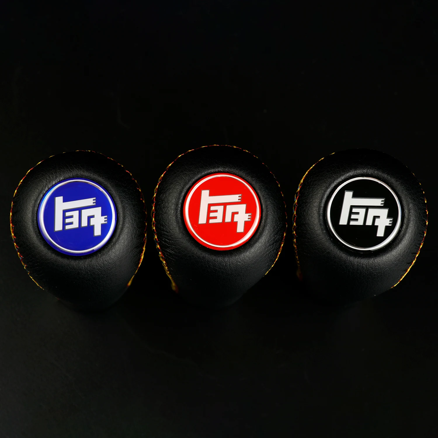 1X TEQ Leather Car Gear Shift Knob M12x1.25 Stick Shifter for TOYOTA LEXUS