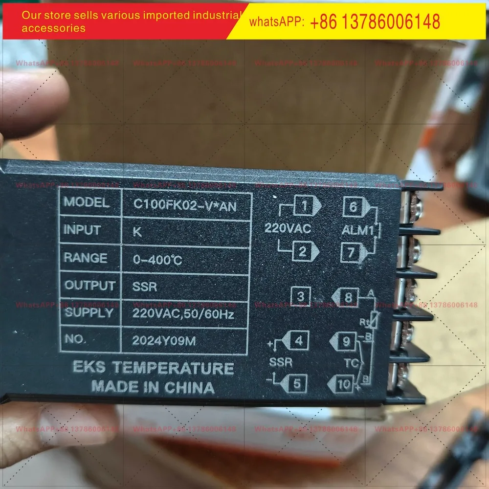 EKS 48 digital display intelligent temperature control meter REX-C100 FK02-VAN (K type 400/solid state SSR)