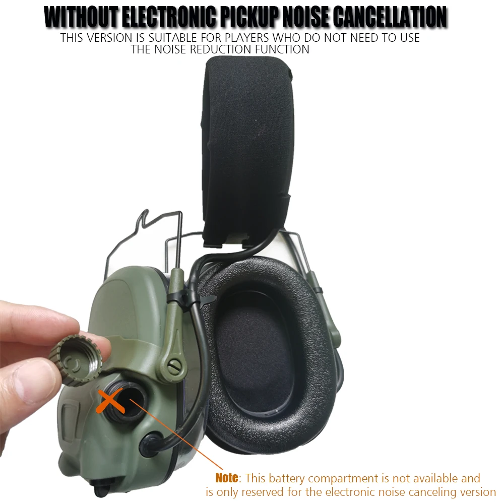 GEN 6 Tactical Headset Non-picking Noise-Cancelling Headset for Helmet Head Mounted 2 in 1 OPS Core ARC and Team Wendy M-LOK