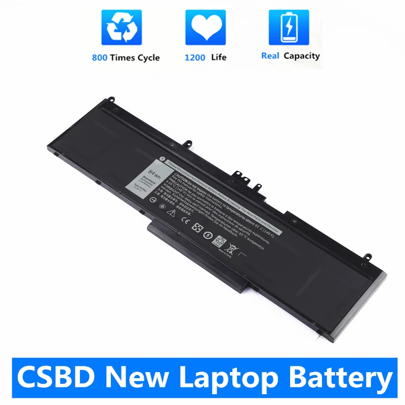 

CSBD New 11.4V 84WH WJ5R2 Laptop Battery For Dell Precision 15 3510 M3510 4F5YV For Dell Latitude E5470 E5570