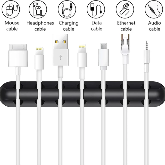 Wire Organizer Mobile Phone Charging Cable Data Cable Wire Routing Storage Cable Organizer Snap Clip 3