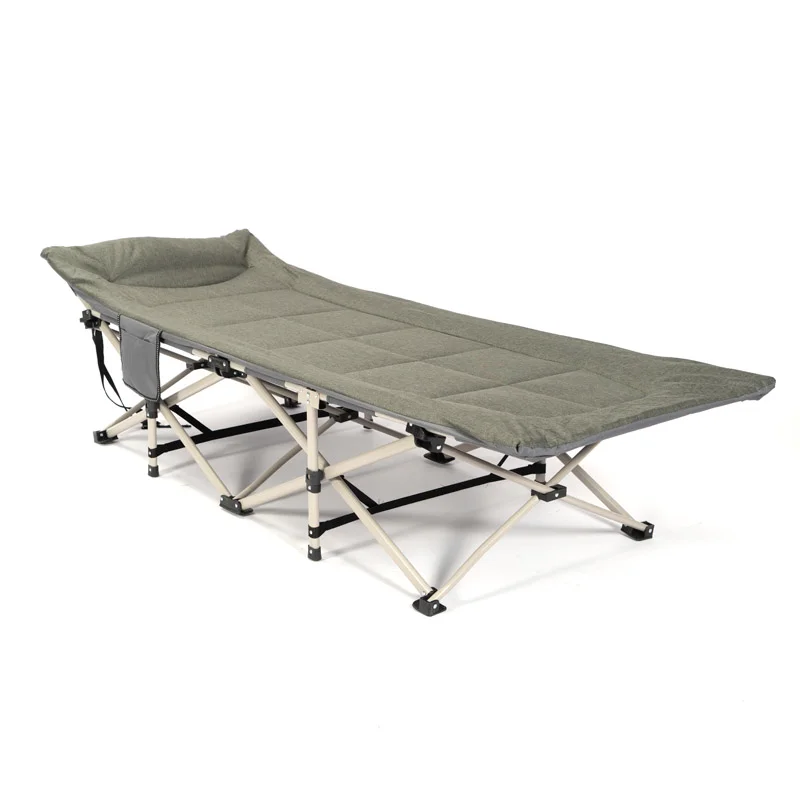 

High Quality Beach Wholesale Camp Cot Folding Camping Cot Aluminum Alloy Frame Antique Portable Waterproof Factory Direct Sale