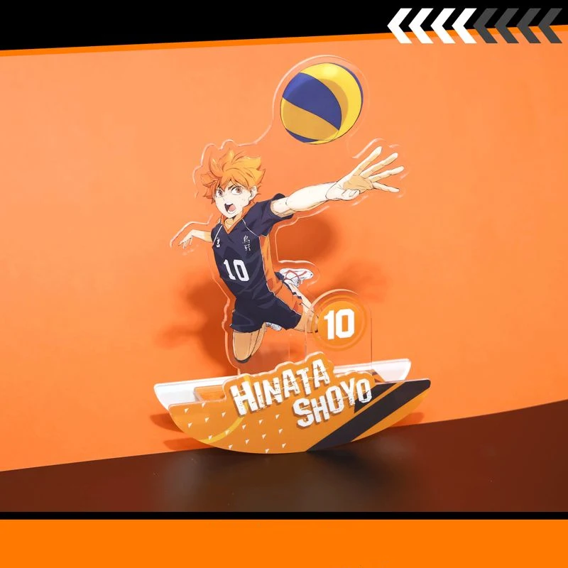 อนิเมะ ไฮคิว!! ฟิกเกอร์คอสเพลย์ ฮินาตะ โชโย โทบิโอะ คาเงยามะ ไดจิ ซาวามูระ พร้อมฐานอะคริลิคตั้งโชว์ ของตกแต่ง อุปกรณ์ประกอบฉาก