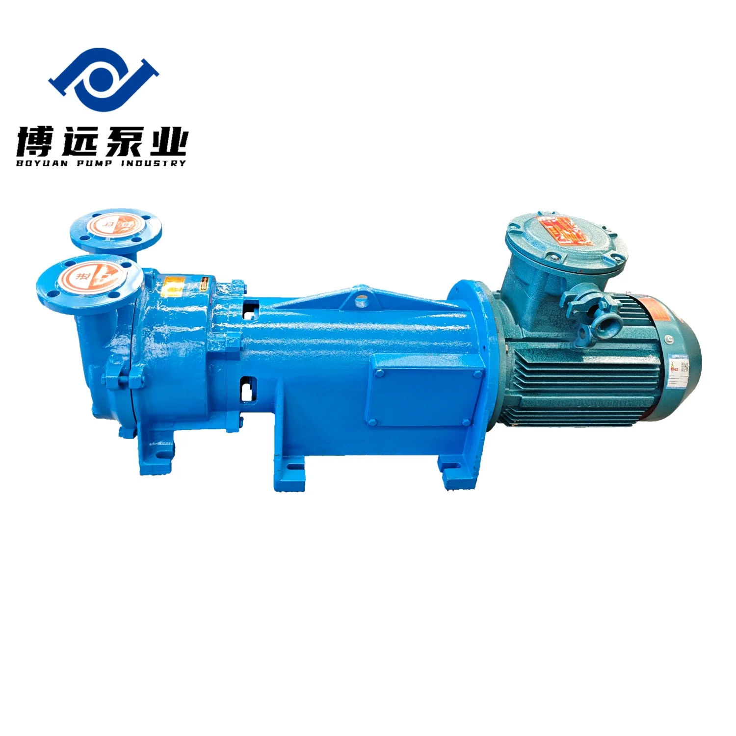2BV6 Series Split Type Bracket Water Liquid Ring Vacuum Pump Low Pressure Stainless Steel Iron For Chemical Industry