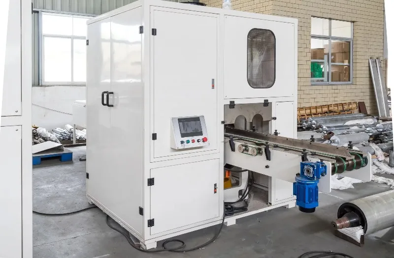 New High Quality PLC Controlled Toilet Paper Cutting Machine With Motor And Gearbox For Paper Tissue Factory 150 Cuts/Min