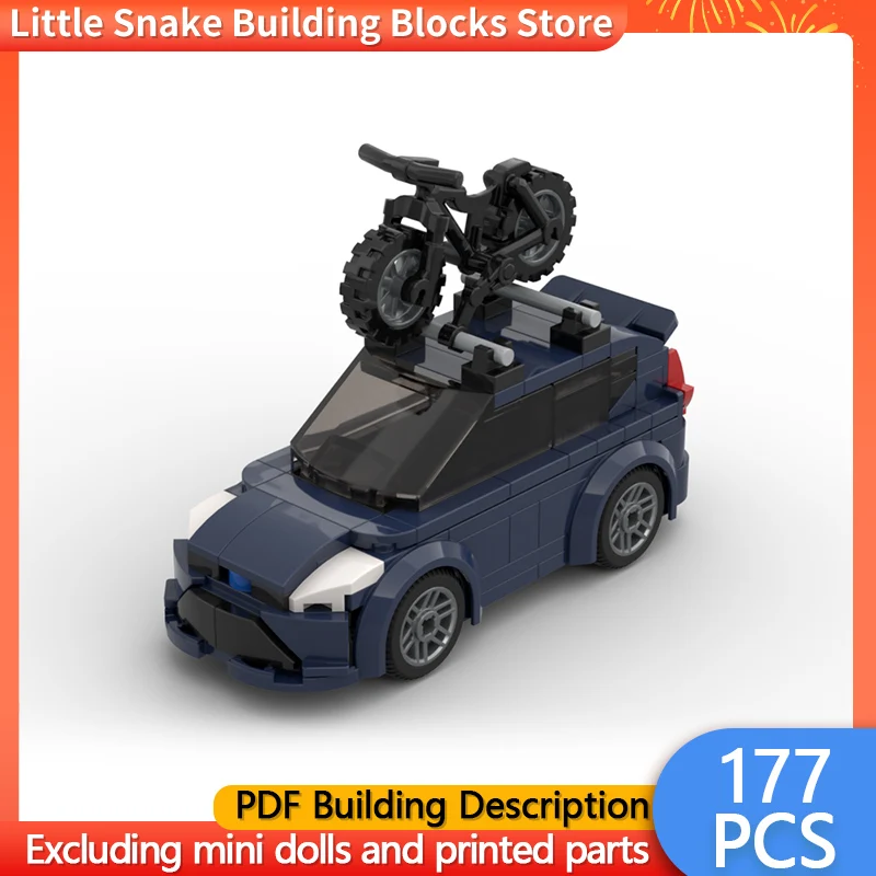 Speed Racing Car Model MOC Building Bricks MK7 Performance Car Modular Technology Gifts Holiday Assemble Children Toys Suit