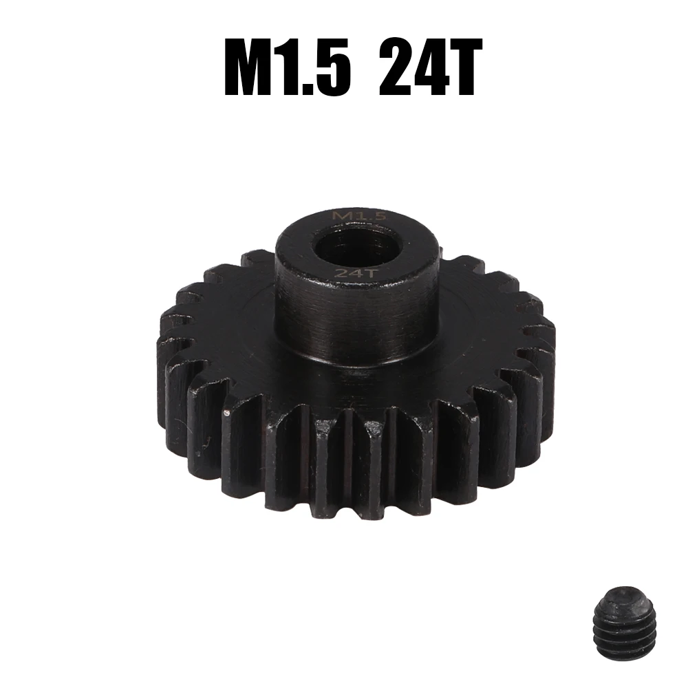 M1.5 8 مللي متر قطر المسام والعتاد ل 1/5th RC سيارة الصلب ترس المحرك 24T 25T 26T 27T 28T 29T 30T 31T 32T 33T 34T 35T ترس ترس صغير