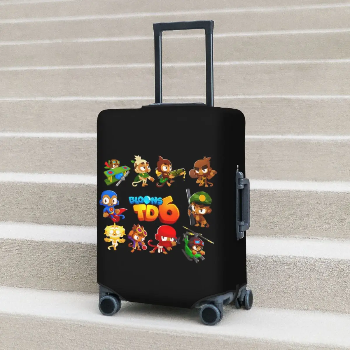 

BTD6 Compilation Suitcase Cover Protection Elastic Travel Luggage Protector Covers for 18-32 Inch