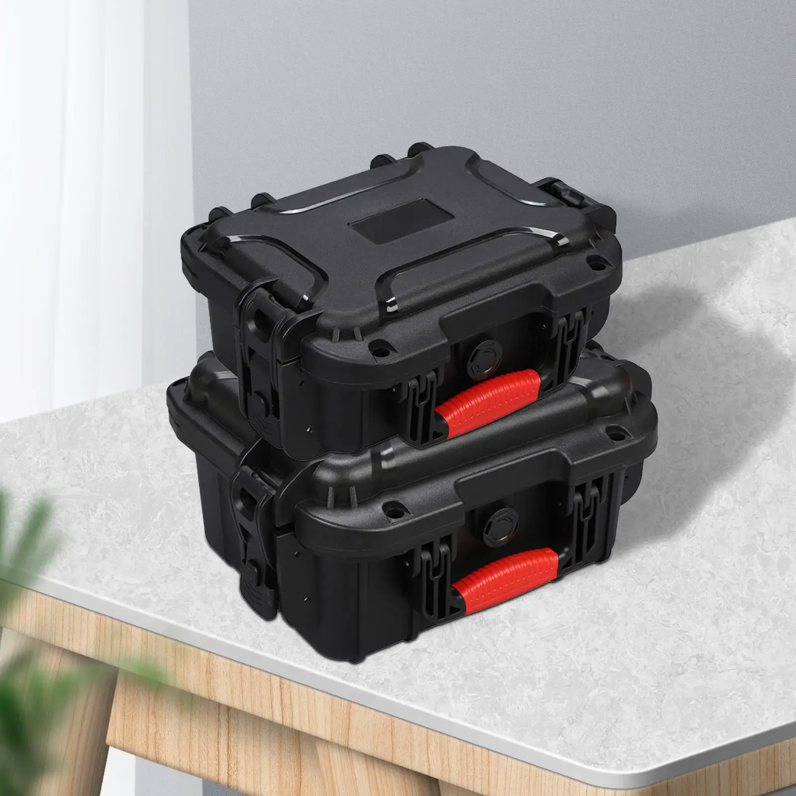 Portable Tool Box with Sponge Waterproof Protection Bin Hard Case for Cameras Optimal Tool Test Instruments Repair Tool Travel