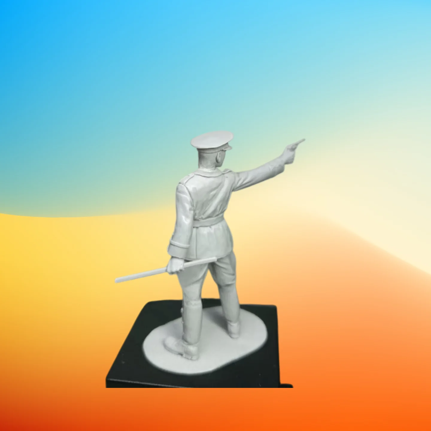 

1/35 фигурка из смолы, неокрашенная модель, военная тема, британский офицер, в разобранном и неокрашенном виде GK