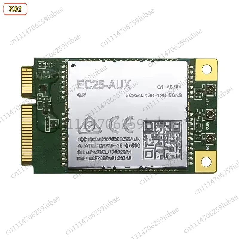 LTE Cat4 Mini PCIe Module EC25-AUX GPS GLONASS Galileo BeiDou QZSS 4G Modem for Latin America Australia NZ Telstra Bands