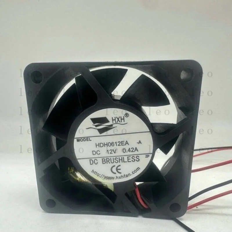 

FF 1 PCS HXH Fan HDH0612EA -A DC12V 0.42A 6025 60*25MM 2 wire cooling fan #A6-1
