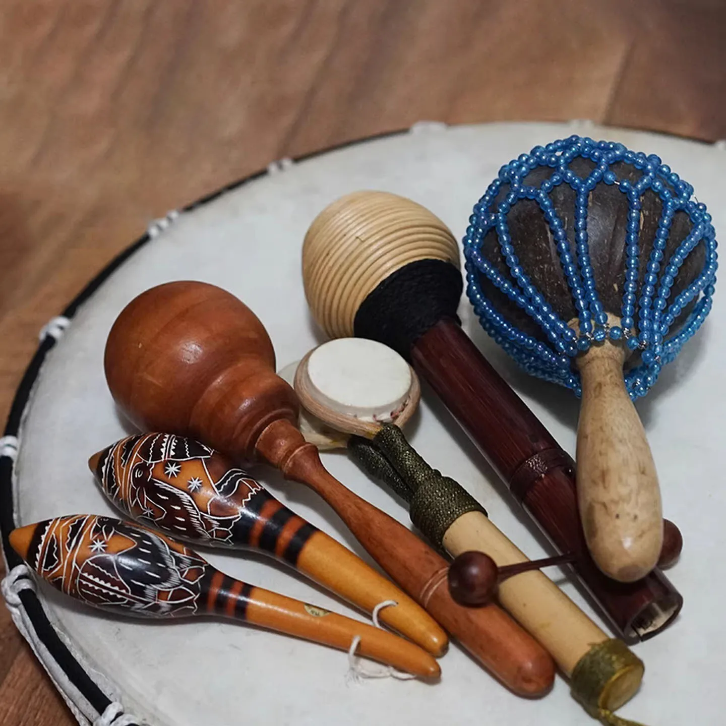 

Музыкальные инструменты ручной работы: Марафас для пренатальной музыки, ударные инструменты, ручной колокольчик, портативные инструменты для звукотерапии