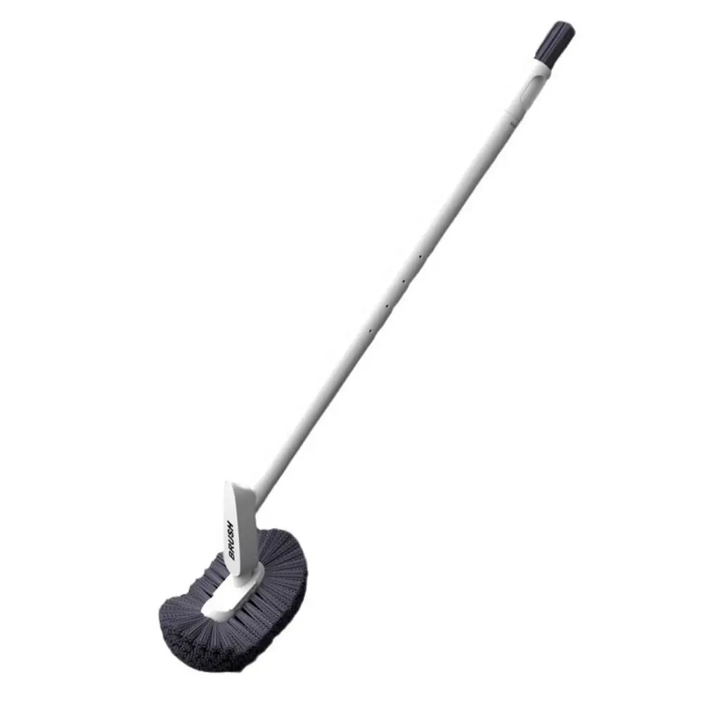 new Long Handle Household Toilet Brush Wall Mounted Quick Drying Bent Head Corner Gap Brush Bathroom Cleaning Tools