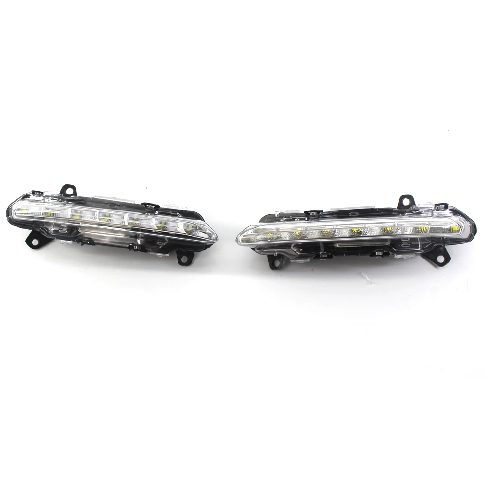 LED DRL النهار تشغيل الضباب الخفيف مصباح الجانب الأيسر الأيمن لمرسيدس S-Class W221 عدة A 221 820 17 56 C250 C300