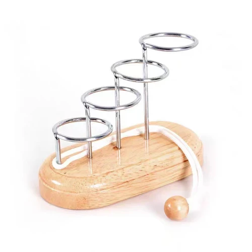 성인 및 어린이용 나무 로프 퍼즐, 교육용 지능형 장난감, 두뇌 티저, IQ 챌린지, Ingenio  Best5