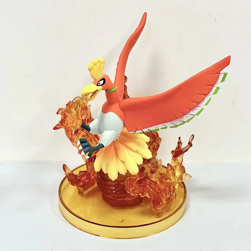 Anime Pokemon Carino Pikachu Psyduck Eevee Ho-Oh Abilità Scena Statua Figura Modello Collezione Ornamenti da tavolo Giocattoli Regalo di compleanno