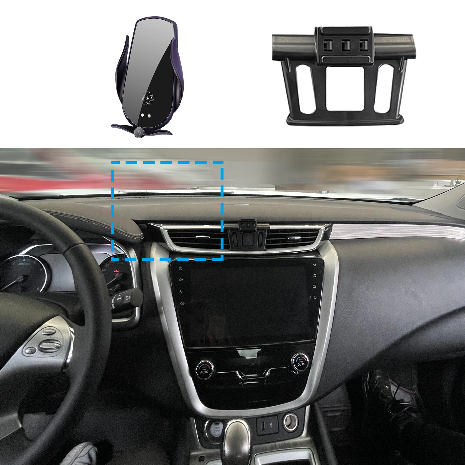 

Car Mobile Phone Holder for Nissan Qashqai J11 X-Trail T32 2015-2018 2019-2022 GPS Bracket Navigation Accessories Stand Auto