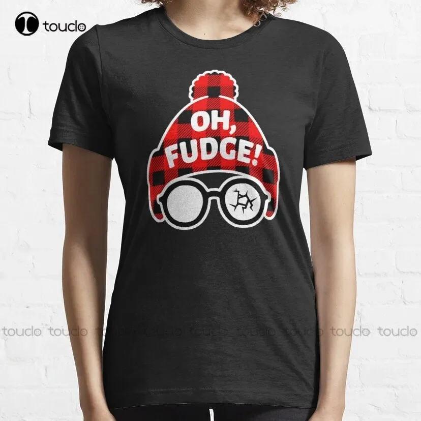 Oh Fudge A Christmas Story Classic T-Shirt pink shirts for men Custom aldult Teen unisex digital printing xs-5xl All seasons