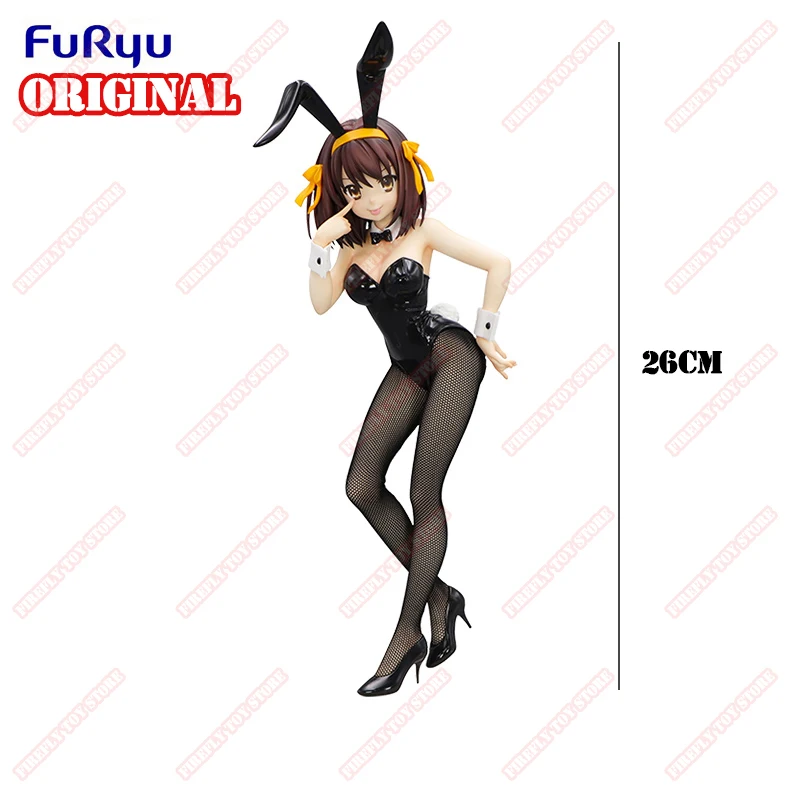 

FURYU Original The Melancholy of Haruhi Suzumiya Animation Peripheral Toys Suzumiya Haruhi Anime Action Model Figures Collection
