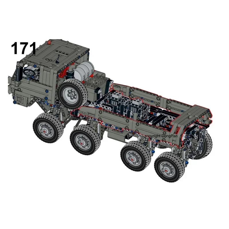 

Building Block Mini Trailer Truck Difficulty Assembly Building Block 1378PCS Adult and Child Building Block Gift MOC-48144