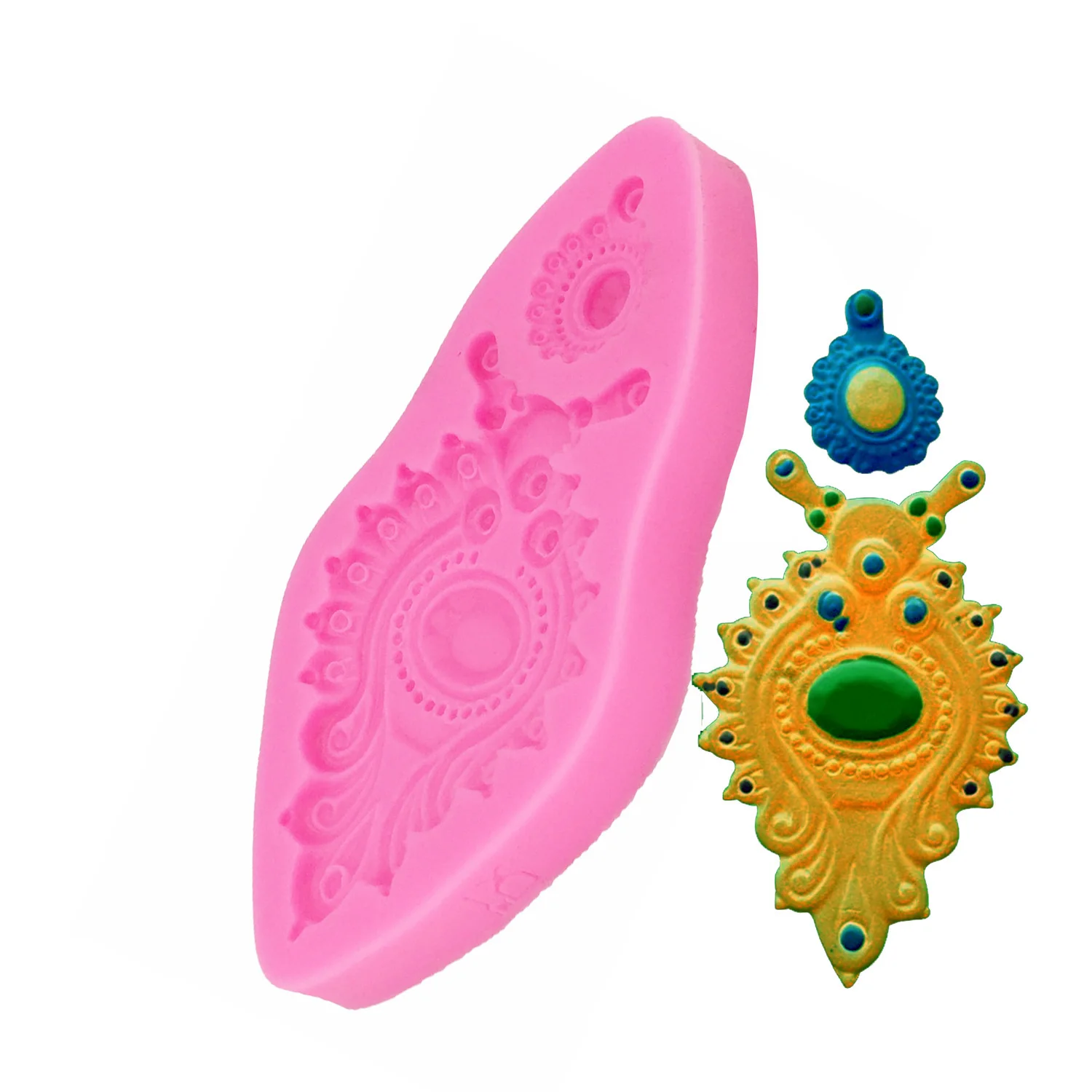 Gem Polymer Clay Mold DIY Make Chocolate, Candles, Plaster, Ice For Arts Cake Safety Resin Clay Silicone Mold - view 2