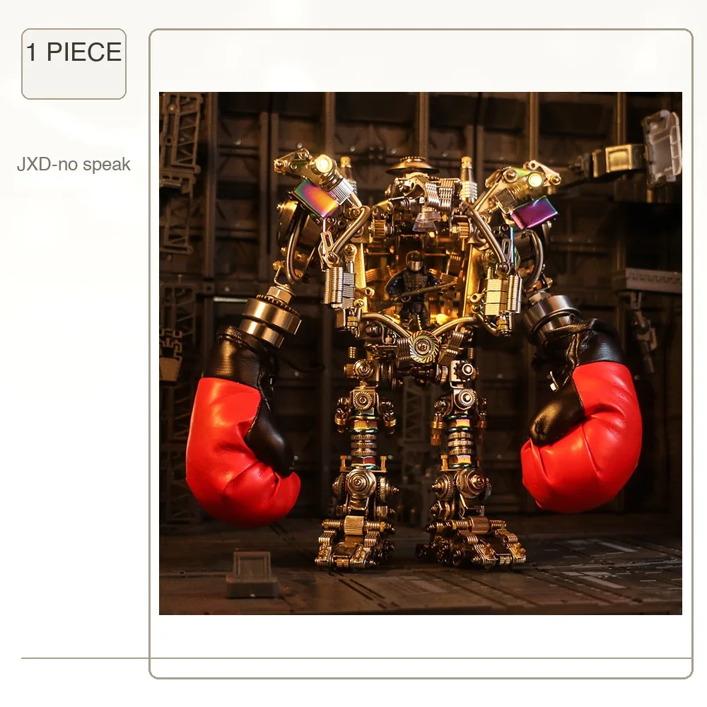 880pcs 3D DIY precision destroy metal assembled boxer model tide play hand-made New Year Gift for boys high-end ornaments