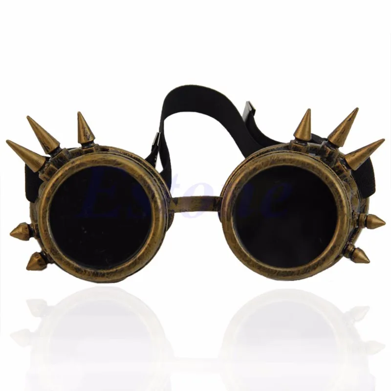 Victorian Gothic Punk Sunglasses Goggles Cosplay Rivet Steampunk Goggles Glasses Welding Punk