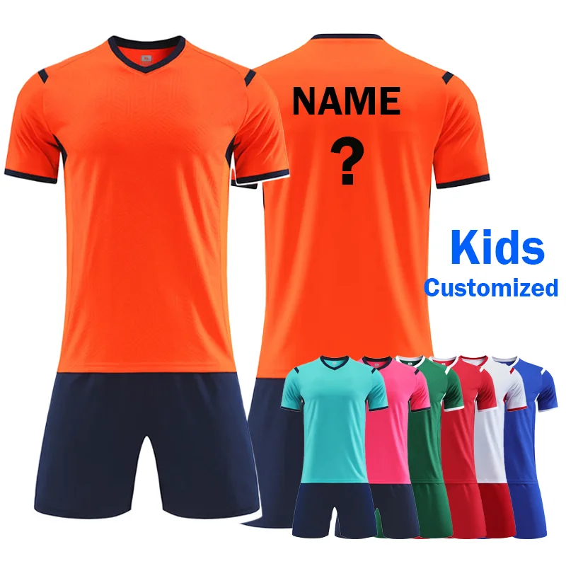 

Custom Boys Football Clothes Soccer Boy Clothes Football Uniform Girl Sports Equipment Of Child Football Uniforms For Children