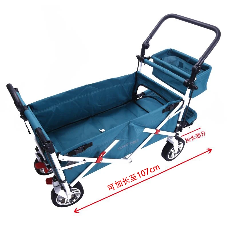 CROTEC WAGON  3 Camper CT6L Extended Stroller Bed Twin Stroller can be seated and folded extend  107cm