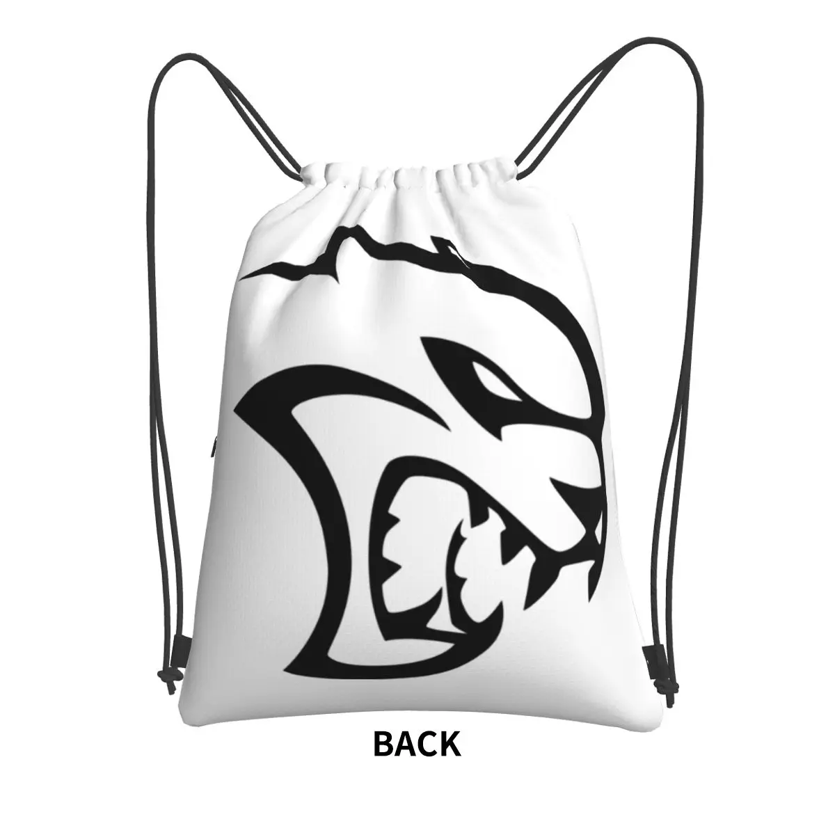 Car Racing Mochilas Drawstring Bag, Drawstring Bundle Pocket, Diversos Sacos para estudante escolar, SRT Hellcat Demon Dodge Challenger