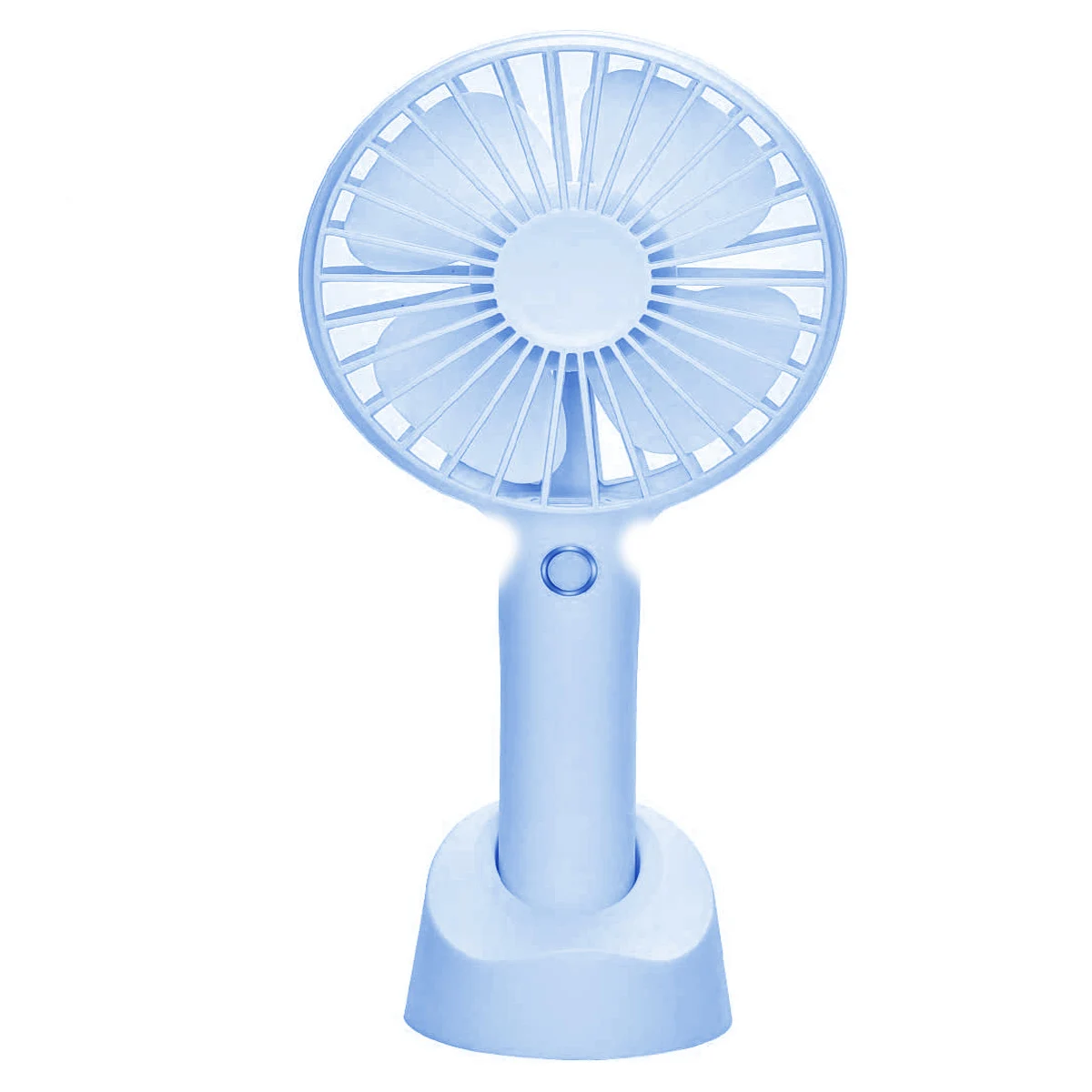 Klack portable rechargeable USB fan with removable Base for office and outdoor travel