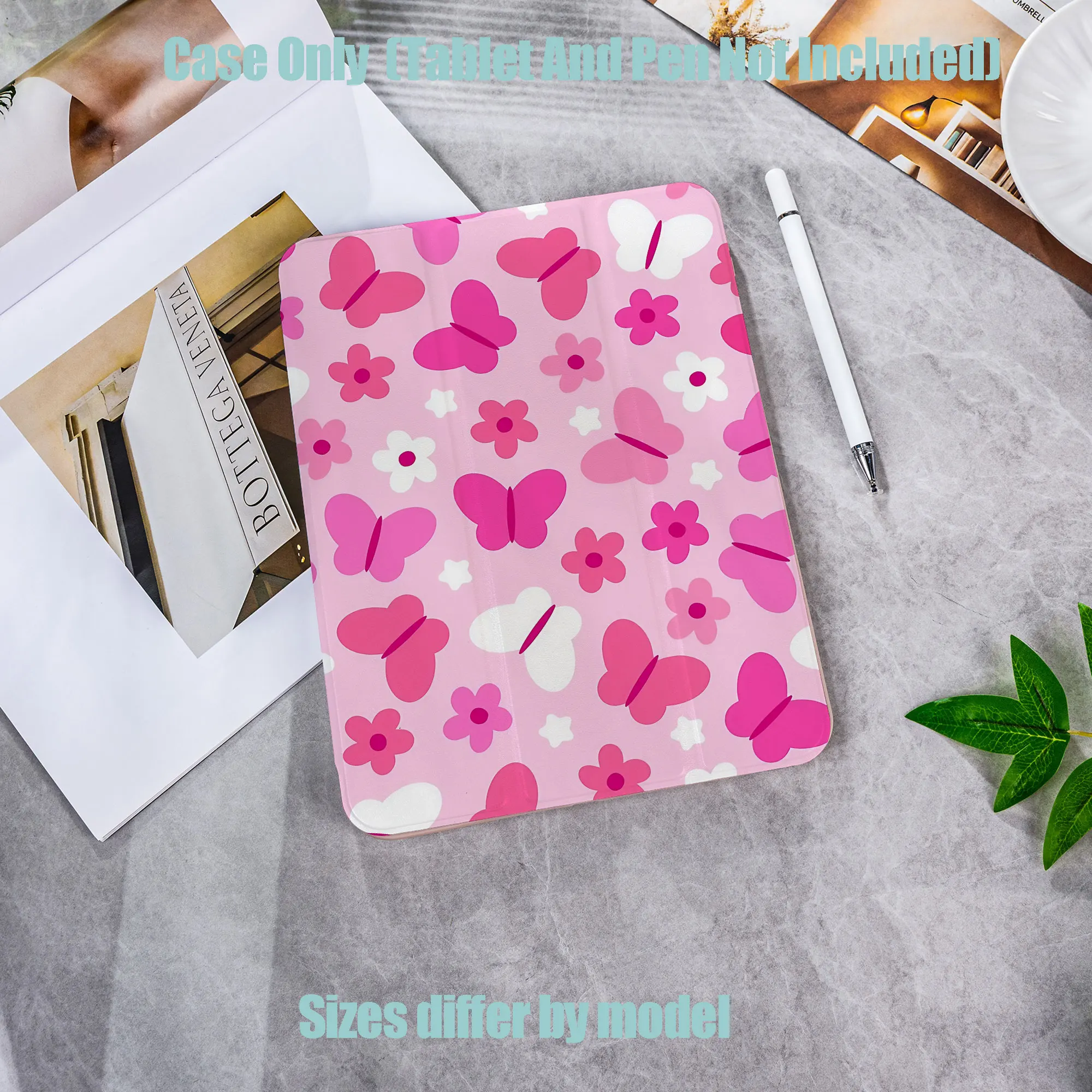 Shockproof TPU Tablet Protective Case with Pencil Holder Auto Sleep Wake for Apple /Samsung/Xiaomi/Redmi/Huawei/Honor