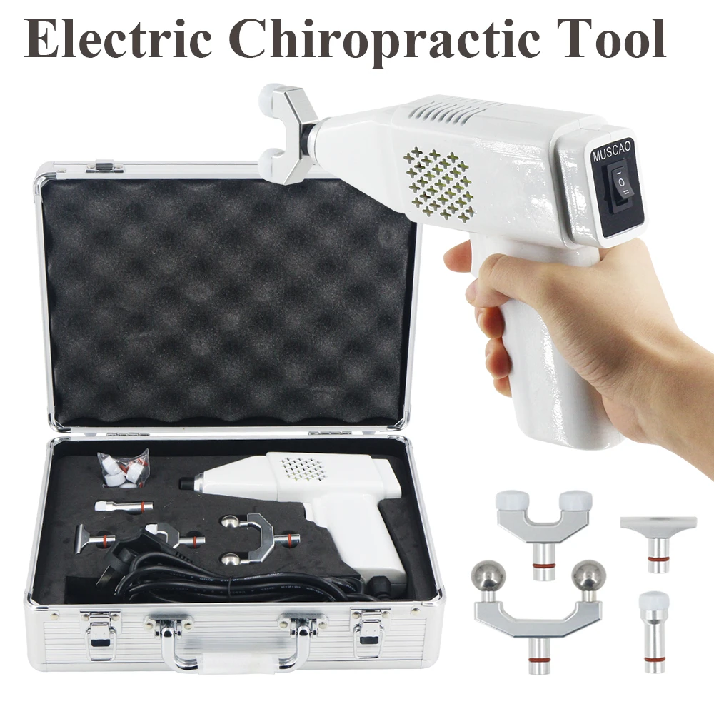 

Electric Correction Gun 450N Adjustable Intensity Chiropractic Tool For Effective Spine And Body Relaxation Massager 2024 Newest