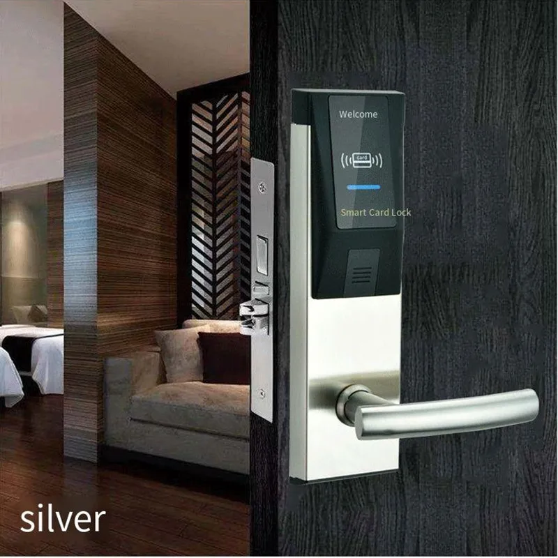 Hotel Lock Hotel Card Lock IC Lock Wooden Door Intelligent Door Lock Electronic Lock Card Lock Hotel Lock Household