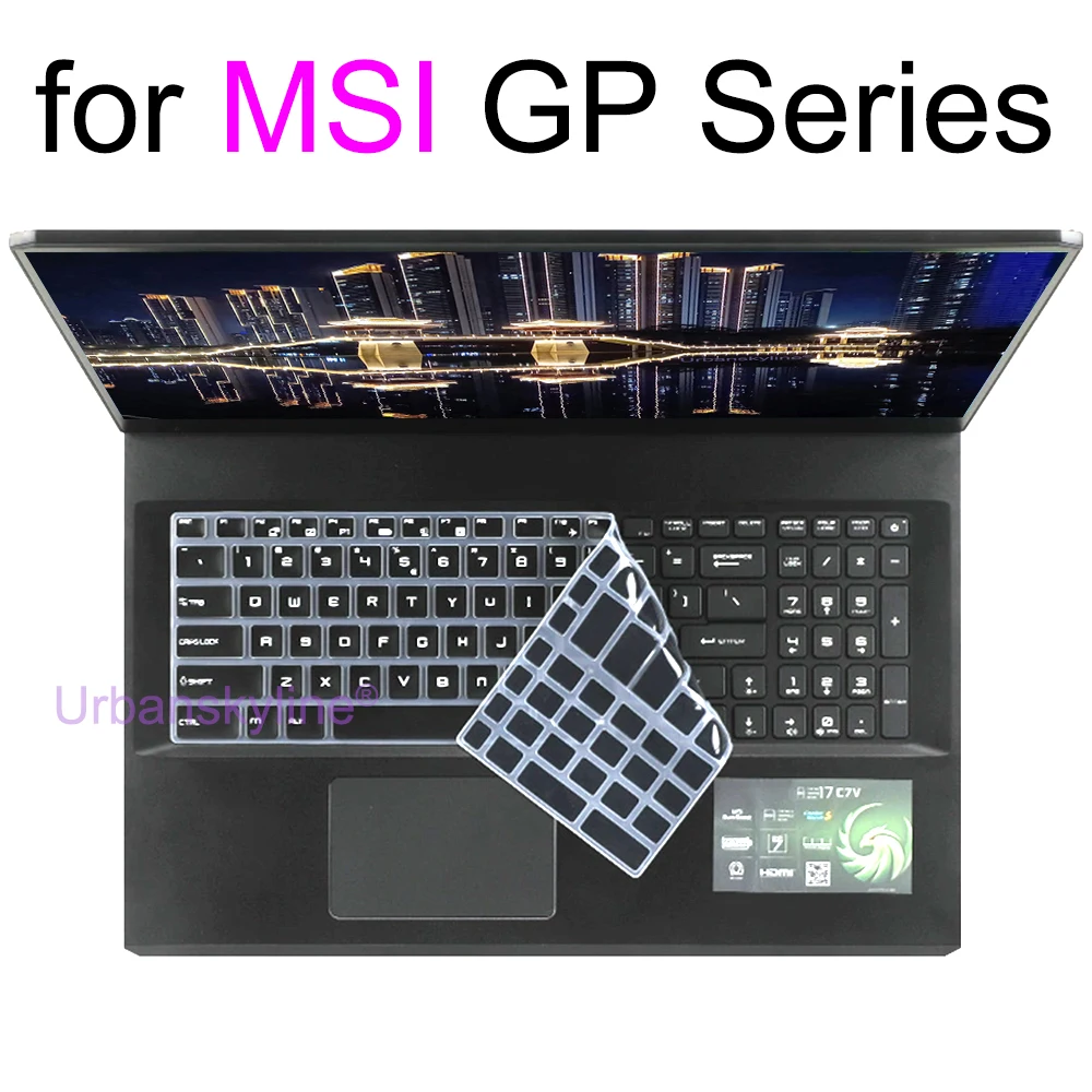 

Чехол с клавиатурой для MSI GP75 Leopard GP76 Leopard GP73 GP72 GP65 GP63 GP62, силиконовый чехол для игрового ноутбука 12U 17 2022