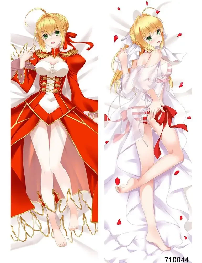 

Anime Dakimakura Pillowcase Fate Grand Order FGO Saber Nero Saber Lily Hug Body Cushion Cover Otaku Cosplay DIY Custom Made Gift