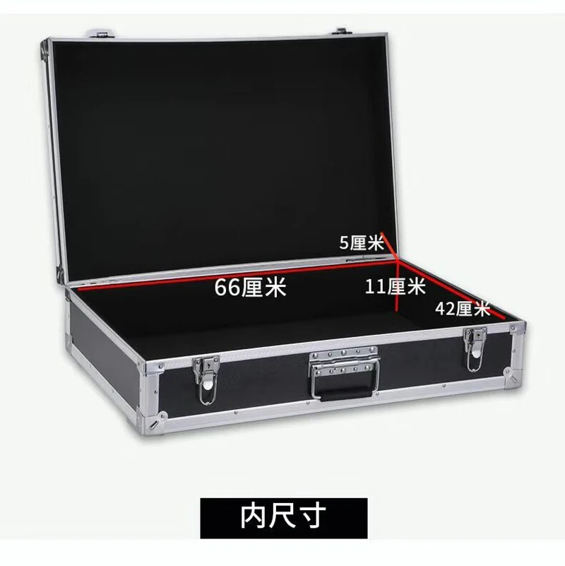 Portable Aluminium Computer Monitor Storage Box Protective Toolbox Screen Transport Display Carrying Case