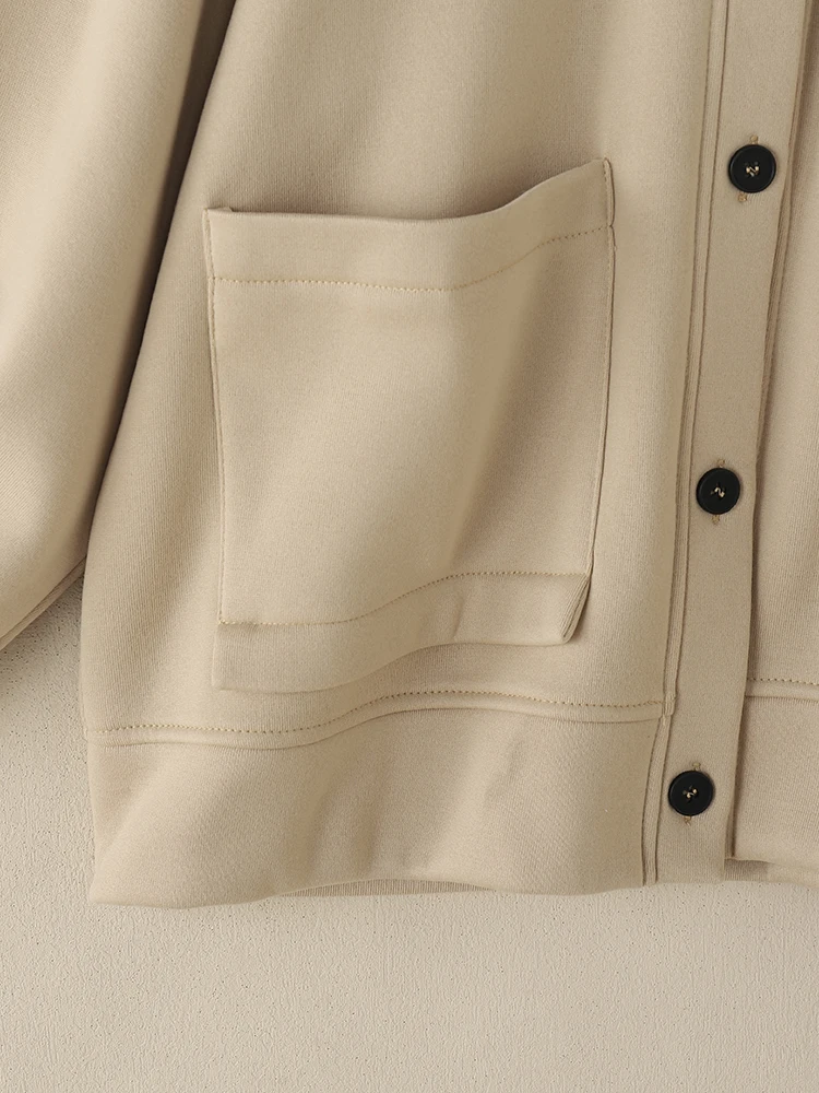 النساء FW 2025 الدافئة سترات للعبة البيسبول فضفاضة عادية زر حتى التصحيح جيوب بلون معاطف ZANZEA امرأة العصرية ملابس خارجية S-3XL