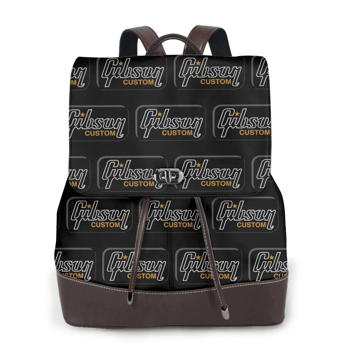 Gibson Les Paul Bookbag School Student Bags Hiking Travel Daypack for Women Fashion Derma Backpack