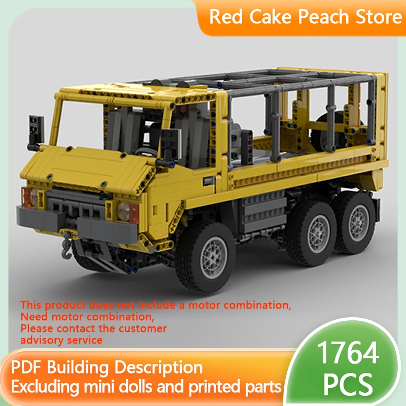 

City Car Model MOC Building Bricks Pinzgauer 6x6 Off-Road Vehicle Modular Technology Children Holiday Gifts Assemble Toys Suit