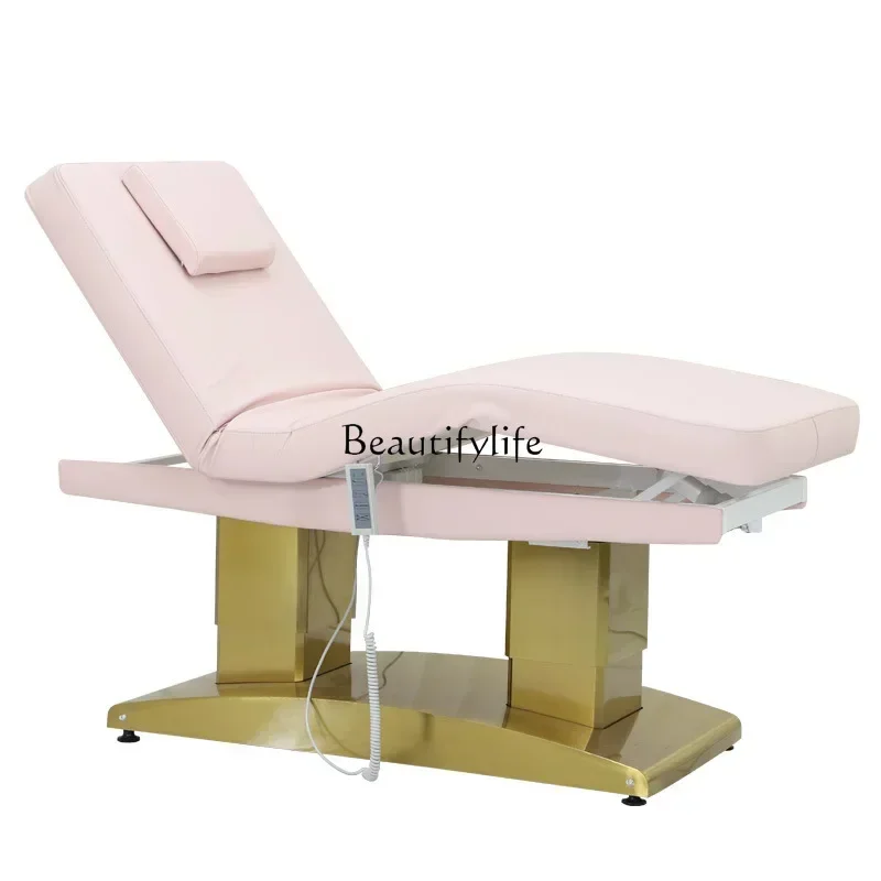 

Electric beauty constant temperature heating massage bed multi-functional medical beauty pattern embroidery bed