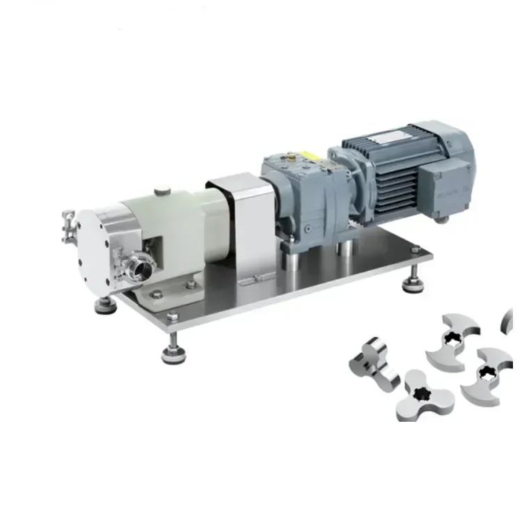 

KDZ wholesale high quality horizontal stainless steel lobe rotor rotary pump for high viscosity