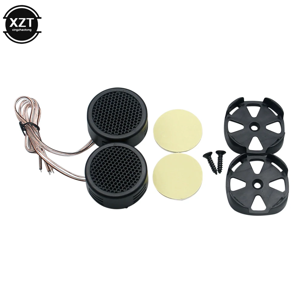 2pcs 500W 96db Car Universal High Efficiency Mini Loud Auto Super Power Loud Audio Dome Speaker Sound Car Tweeters Car Accessory