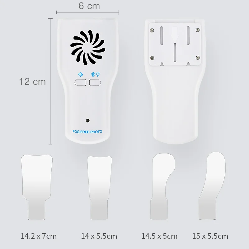 

Orthodontic Reflector Mouth Camera With Light Anti-fog Stainless Steel Double-sided Mirror Set Oral Pull-hook Endoscope
